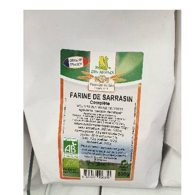 Farine bio de sarrasin complète 500g