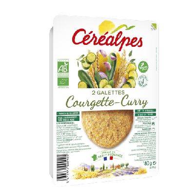 Galette courgette curry 2x90g 